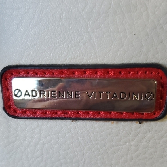 Adrienne Vittadini Black and Cream AND RED  Belted Barrel  NWT - Picture 2 of 12